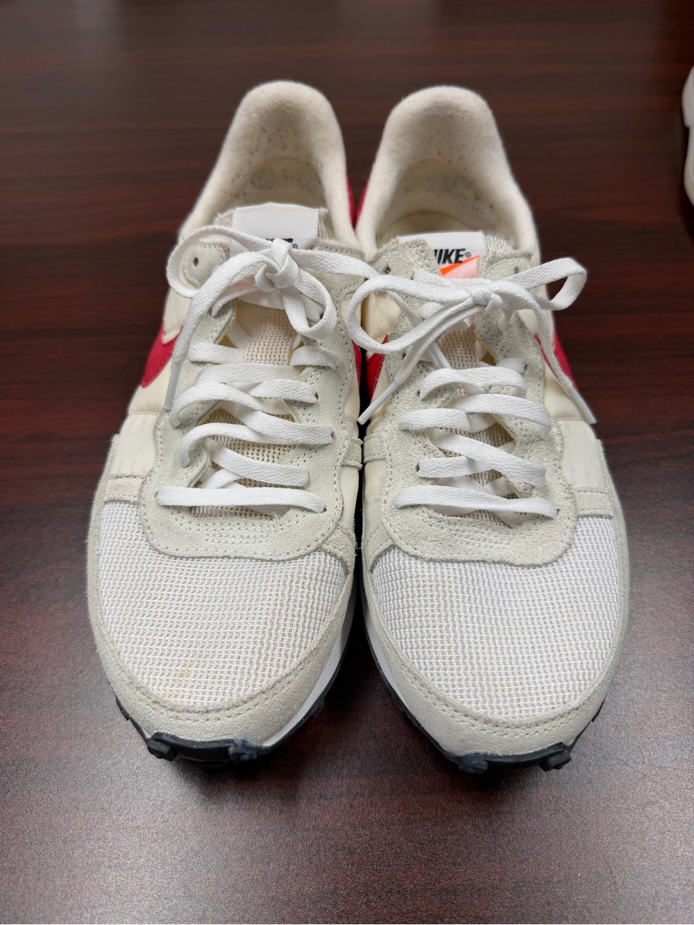 Nike Women’s Vintage Runner in White with Pink Swoosh
